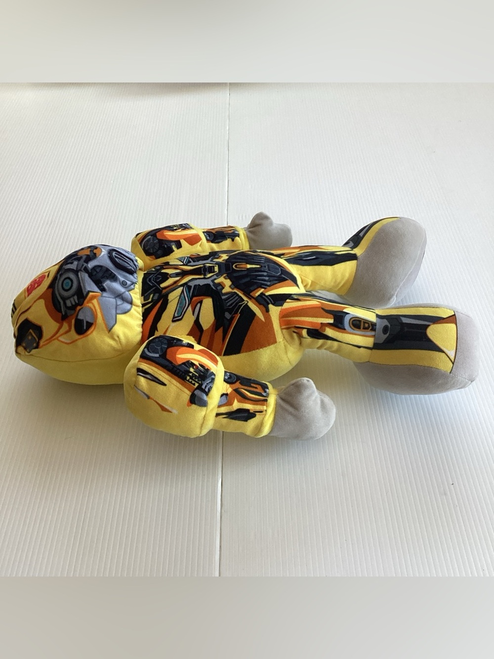 Build A Bear BAB Transformers Bumblebee 17" Plush Movable Arms and Mask 2016 - Picture 3 of 11